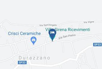 Villa Sirena Ricevimenti Carta Geografica - Campania - Benevento