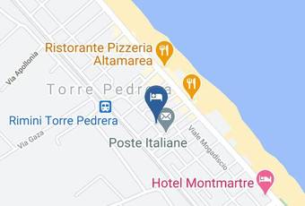 Villa Venturelli Carta Geografica - Emilia Romagna - Rimini
