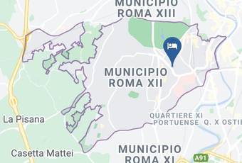 Villa Zaccardi Carta Geografica - Latium - Rome