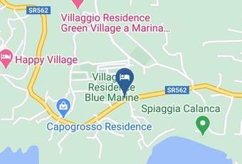 Villaggio Blue Marine Mini Parco Acquatico Carta Geografica - Campania - Salerno