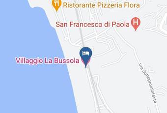 Villaggio La Bussola Carta Geografica - Calabria - Cosenza
