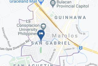 Villareina Resort Map - Central Luzon - Bulacan