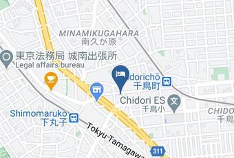 Voga Corte Chidoricho Map - Tokyo Met - Ota Ward