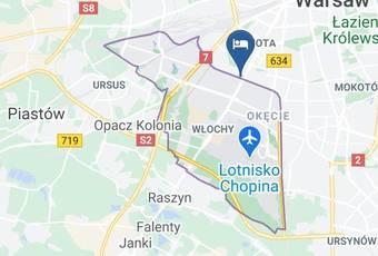 Warsaw Inside Apartments Map - Mazowieckie - Warsaw
