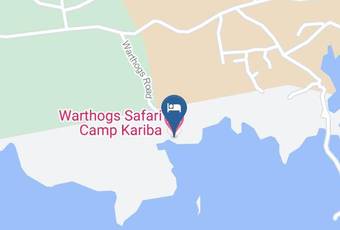 Warthogs Safari Camp Kariba Map - Mashonaland West - Kariba