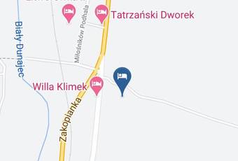 Willa Dunajec Osrodek Wczasowy Map - Malopolskie - Tatrzanski
