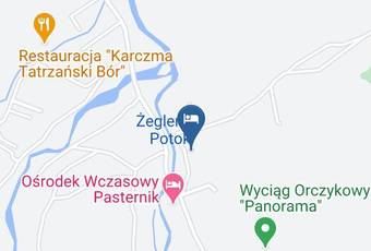 Willa Tatry Male Ciche Map - Malopolskie - Tatrzanski