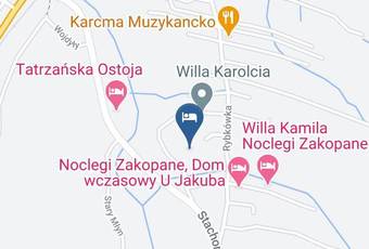 Willa Tatra Map - Malopolskie - Tatrzanski