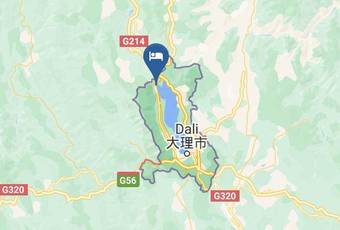 Xizhou Yun\'er Fishing House Inn Mapa
 - Yunnan - Dali Baizu Aut Prefecture