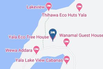 Yala Eco Tree House Map - Southern - Galle