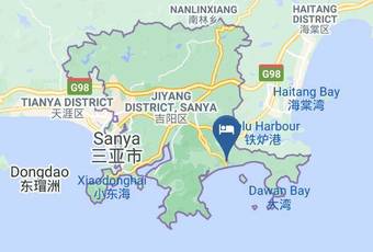 Yalong Bay Earthly Paradise Birds Nest Resort Map - Hainan - Sanya