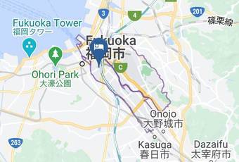 Yaoji Hakata Hotel Map - Fukuoka Pref - Fukuoka City Hakata Ward