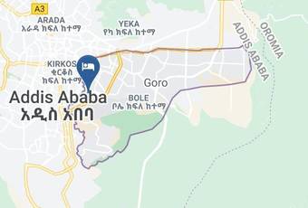 Yeafoli Hotel Map - Addis Ababa