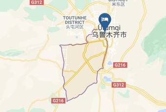 Yijia Home Hotel Carta Geografica - Xinjiang - Urumqi