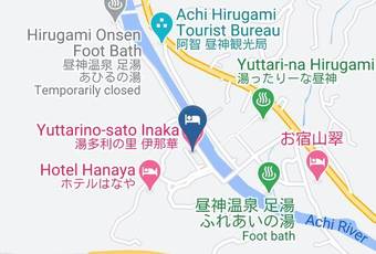 Yuttarino Sato Inaka Map - Nagano Pref - Achi Vil Shimoina District