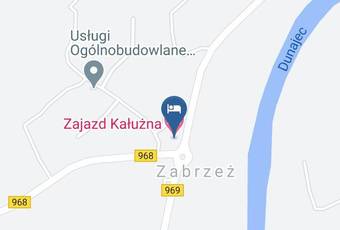 Zajazd Kaluzna Map - Malopolskie - Nowosadecki
