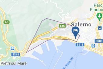 Zelzar Salerno Centro Carta Geografica - Campania - Salerno